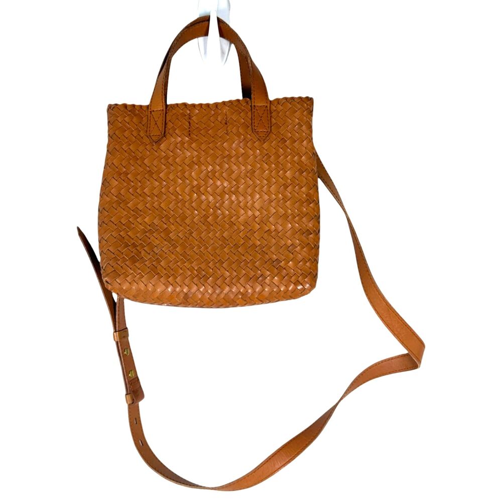 Madewell Tan Woven Crossbody Bag